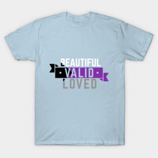 Demisexual is Beautiful, Valid, & Loved T-Shirt